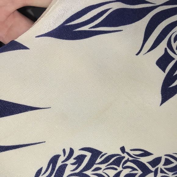 100% silk pineapple print dress size Medium by I. Maddine - Picture 10 of 10